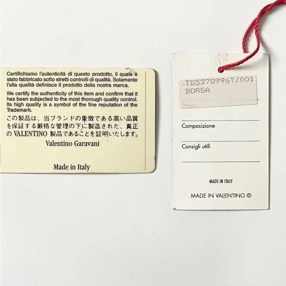 Valentino Black Canvas Vanity Bag with Gold Hardware - Picture 10 of 10